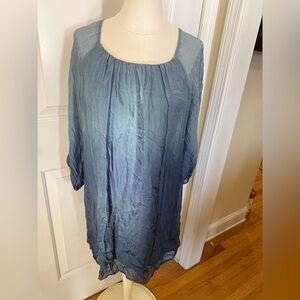Chic ombré Blue Women's dress